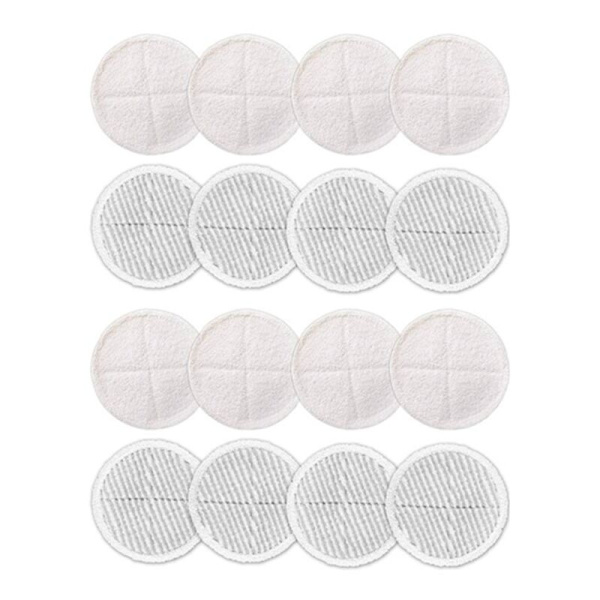 16-pack Ersättningsdynor för Crosswave Mikrofiber Tvättade och Återanvändbara Kompatibla med 2124 2039A 2307 2315
