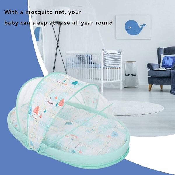 Baby Reisebett, Tragbares Babybett, Tragbare Reisewiege, Weich Atmungsaktiv, Bequem und Faltbar Tragbares Babybett