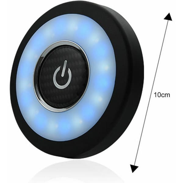 Billamp for lesing med LED-øyebeskyttelse (blå og hvit + full tre lysfarger)