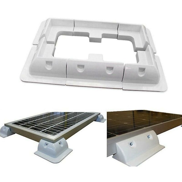 7-delt Solcellepanel Hjørne- og Sidemontering Brakettsett for Bobiler, Campingvogner, Lastebiler, Buss, Båter, Yachter