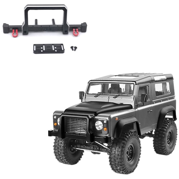 Metallstötfångare för TRX4 -4 Axial SCX10 90046 AXI03007 MN999 1/10 Fjärrkontrollbil Uppgraderingsdelar, 1