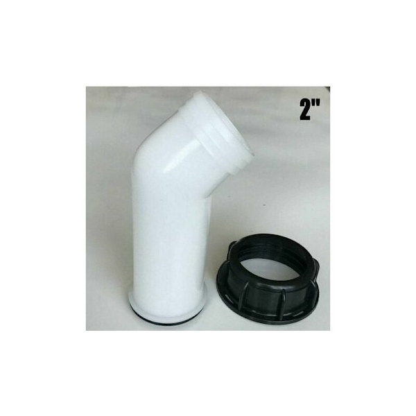 Haneforbindelse IBC tank 1000L + Vandforlængelse Diameter 50mm Regnvanding Velegnet til IBC tanke