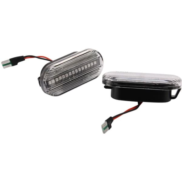 2 stk. LED-positionslys til bil, blinklys, repeater-lys til C-Max Fiesta Focus Mk2, transparent farve