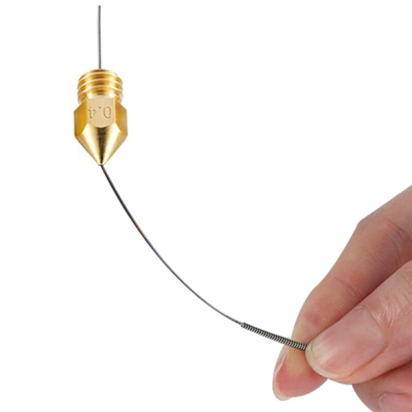 24 st MK8 Mässingmunstycke för 3D-skrivarhotend 1.75MM Filament J-Head Cr10 Värmeblock Ender3 M6 Gänga