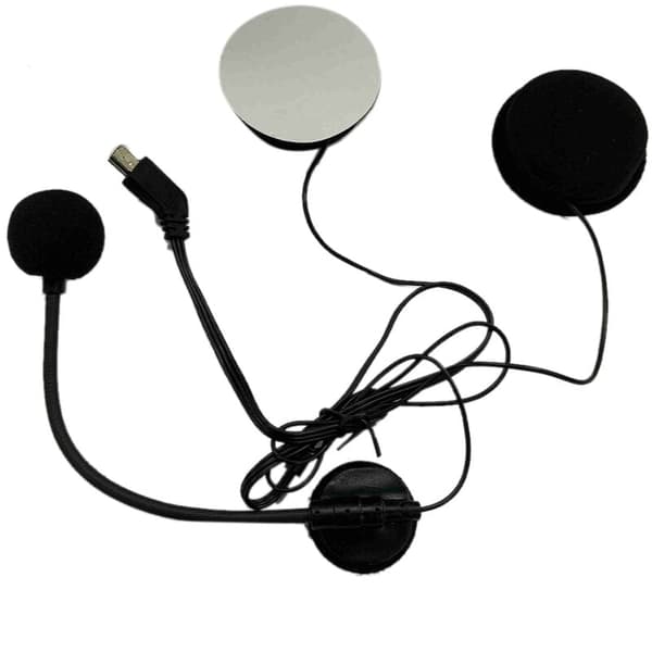 Bluetooth-headset, mikrofon, högtalare, headset-tillbehör för halv hjälm