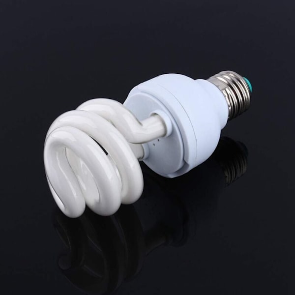 13W UVB 5.0 E27 Sockel Energibesparende Skildpadde Slange Reptil Pære UV Lampe HG
