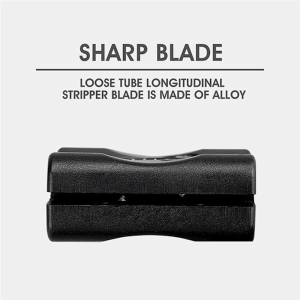 Langsgående stripperpakke Fiberoptisk løs rørkabeljakke Slitter 1,5-3,3 mm Fiberstripper Stripperverktøy