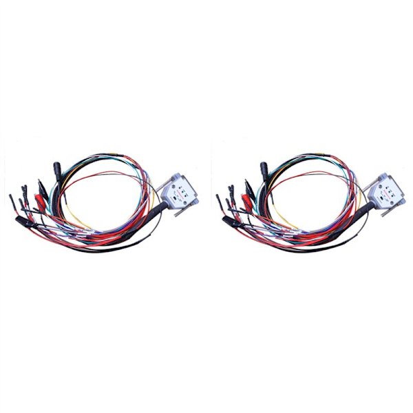 2X 3 LED-lampor med DB25 Boot Bench-kabel för SM2 PRO+ J2534 VCI Läs Skriv ECU BATT VCC KLINE CAN-L