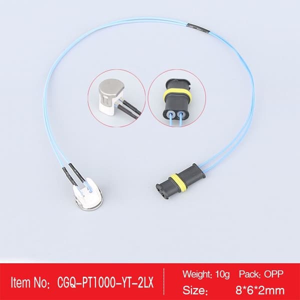 Luft parkeringsvarmer temperatursensor PT1000 2 ledninger rundt stik til