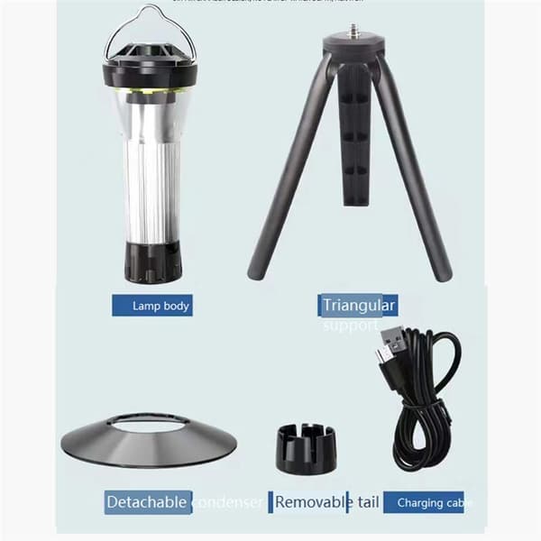 Beacon Camping Light LED-valaistus Leirin valo Mini kannettava USB-ladattava taskulamppu Camping Light Outdoor