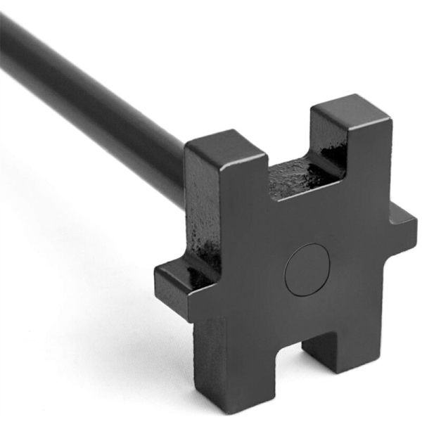 13 tommers jernbungnøkkel med belegg for 2 og 3/4 plugger