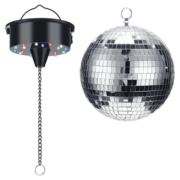 Discokula Dekoration med Ljus och Batteridriven Discokula, Julparty, DJ Klubb Partytillbehör