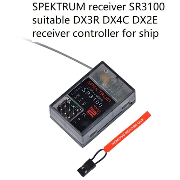 Sr3100-mottaker er egnet for Dx3R Dx2E Dx5C fjernkontrollsender leketøy elektronisk tilbehør