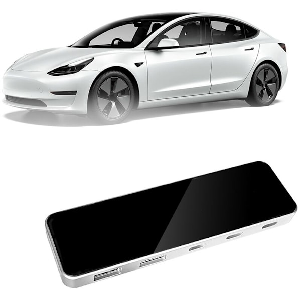 USB-hubb för modell 3 Y 2021, 6-i-1-portar USB-splitterhubb för laddare, plug and play