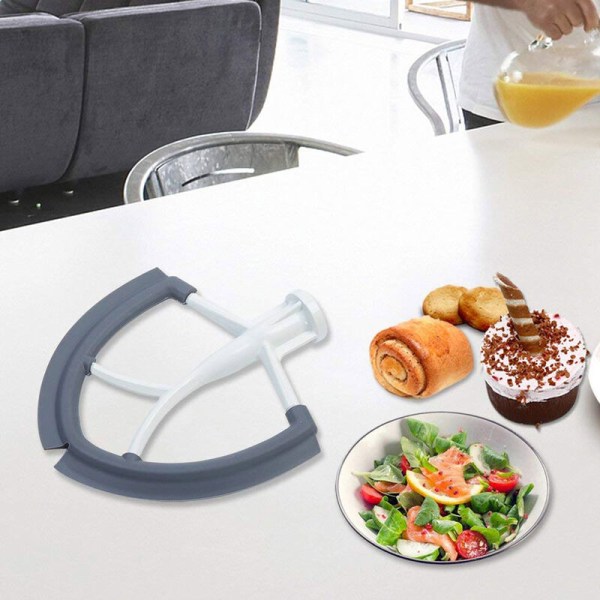 The Edge Blender kan användas med en blender, en skål med en omrörare, en 5,5-6 kvarts topp med en kant