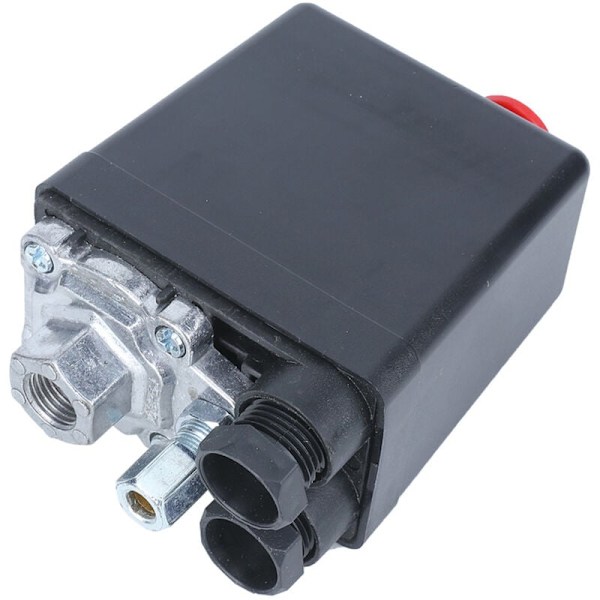Enkelhåls tryckströmbrytare för luftkompressor 0,5-1,2 MPa (72,5-175 psi) 220V G1/4\"