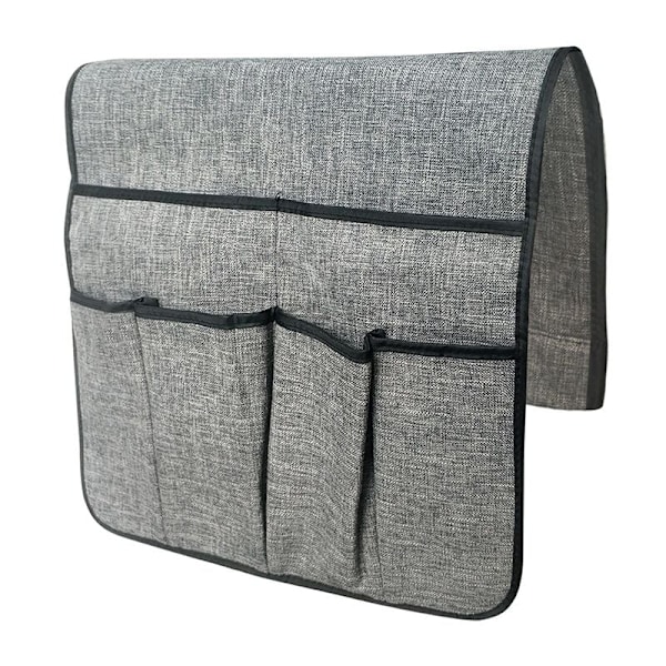 Sofa stol armlene oppbevaringspose Sofa fjernkontroll oppbevaringsboks Diverse arrangør Grå