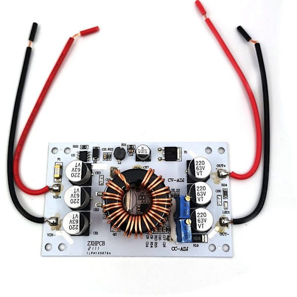 600W DC till DC konstant boost-omvandlare 10V-60V till 12-60V utgång steg upp transformatormodul drivrutin