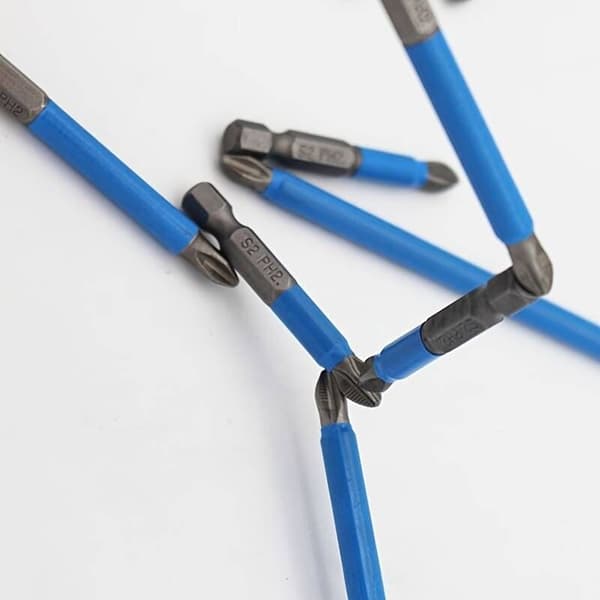 7-delt sett med sklisikre batchhode S2 stål elektrisk batch Tsui elektrisk kryss batchhode sterk magnetisk elektrisk drill batchhode elec