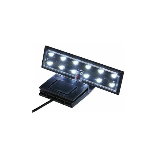 Akvarielampe Ac220V 5W 12 LED, hvitt lys