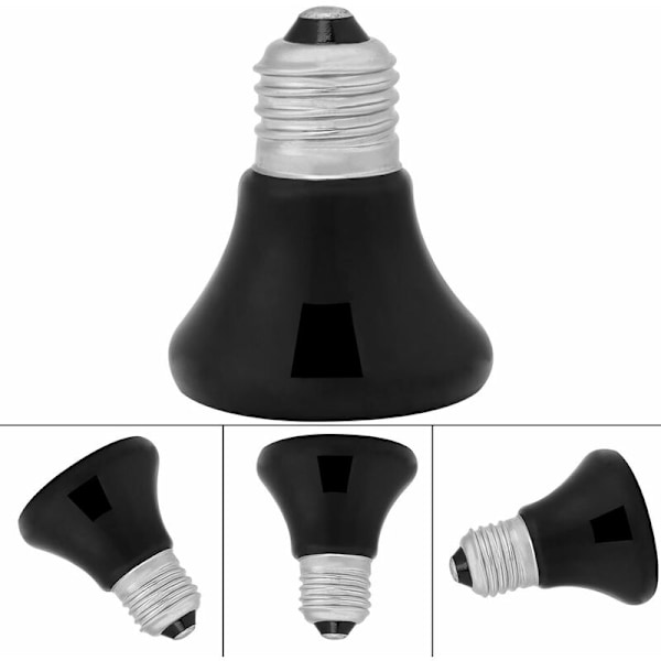 Turtle Heat Bulb 50-100W Keramisk Varmepære Infrarøde Lamper Varmelampe for Reptiler og Amfibier (50W)