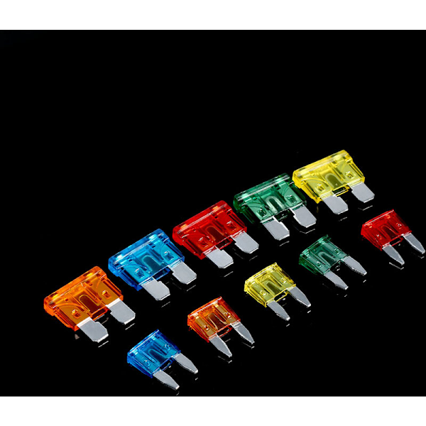 50 st. 5A 10A 15A 20A 30A Bilbladssäkringar med Klämma Automatisk Standard Mini Säkring