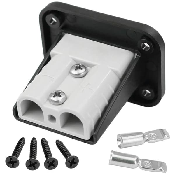 Panel Cover Socket Holder til Anderson Flush Mount 50 Amp Caravan Truck Camper Båd