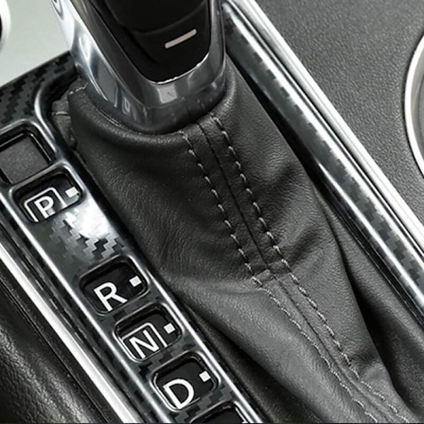 Til 2019-2021 Bil Rustfrit Stål Central Control Gear Shift Panel Dekoration Dæksel Trim Ramme Tilbehør