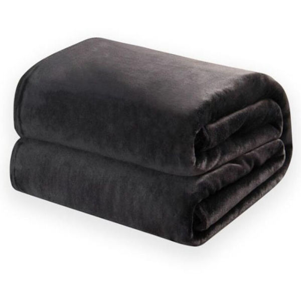 Fleece tæppe til sofaer og senge 50X60 tommer hyggeligt fleece flanel tæppe mikrofiber tæppe, A