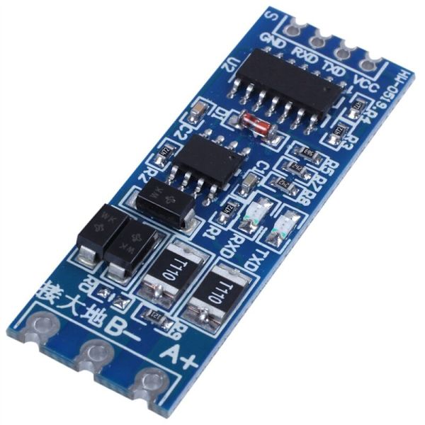 5X TTL till RS485-adapter 485 seriell port UART nivåomvandlare modul 3.3V 5V