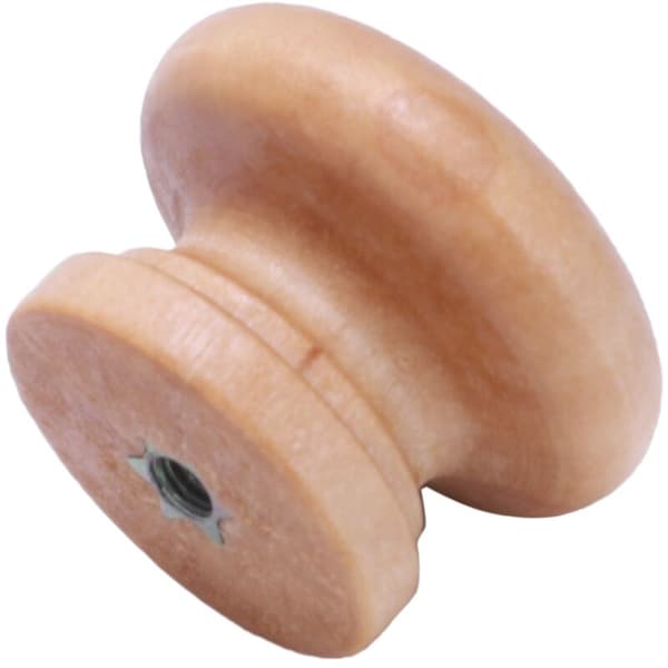 4,1 cm diameter trekknapp i tre