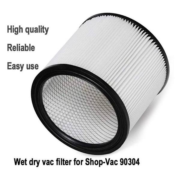 Imurin lisävaruste 5 gallonan vaihtokasettisuodattimelle 90304 Sopii 5 gallonan Shop VAC märkä- ja kuivaimurille