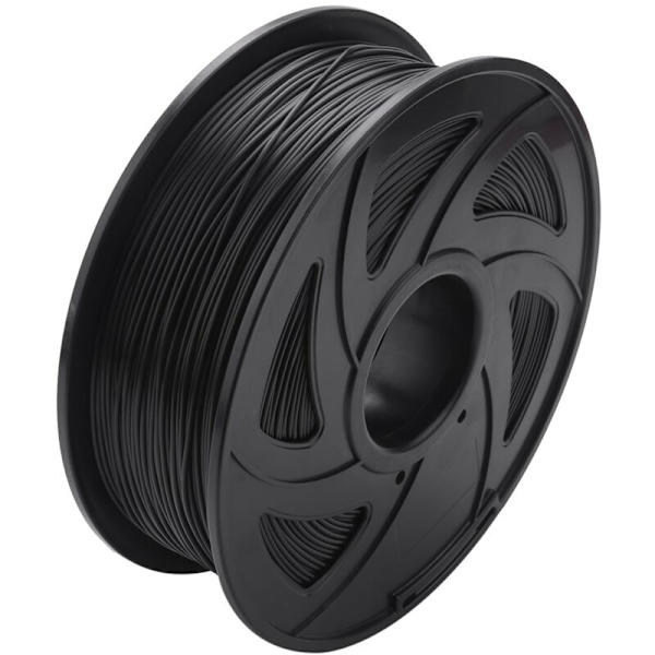 Sort 1 kg filament 1,75 mm forbrugsvarer gummi plast 3D materiale 3D fiber filament 1,75 3D Impressora filament til udskrivning
