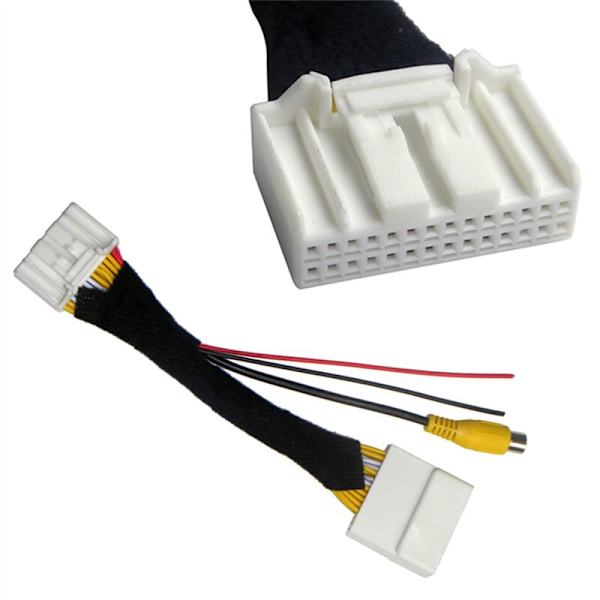 2X 28-pinners videobakkamera-konverteringskabeladapter for 2 3 6 -5 Demio Axela Roadster MX-5 Miata