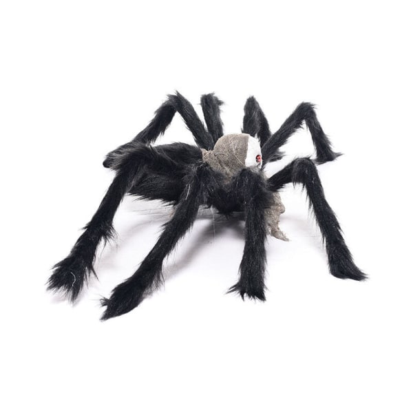 2 st Serie The Skull Ghost Head Spider Bar Dekoration Skräck Tricky Toy Simulering Plysch Ghost Festival Rekvisita 75CM