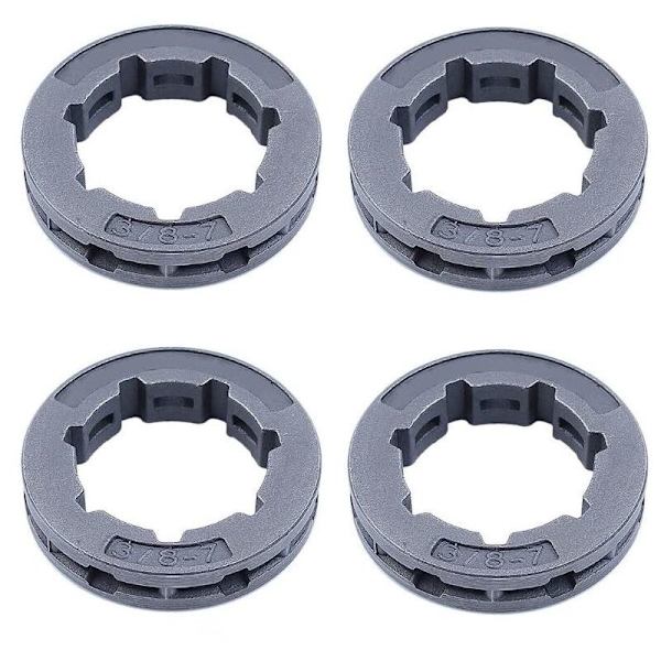 3/8\" 7T fälgkedjehjul 22mm för Husqvarna 362 365 371 372 STIHL 046 064 066 MS361 MS362 MS440 MS441 MS460 MS660 Motorsåg（4st）