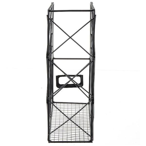 Metalgitterholder Data Frame Desktop Journal Strækker Guld Opbevaringskurv