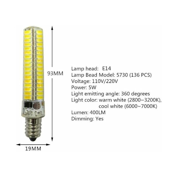 LED Majslampa Dimbar LED G4 220V G8 LED 220V G9 110V G4 Hög Effekt LED 220V 110V E12 110V G4 E12 G9 220V E17 110V 220V