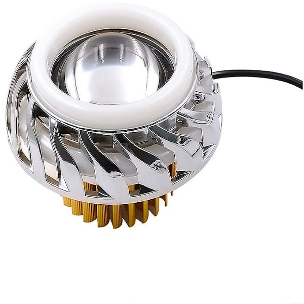 12V Moottoripyörän Etuvalo Lamppu Projektorilinssi Valo LED-Enkeli-Paholainen Silmät Etuvalo 30W 1200lm