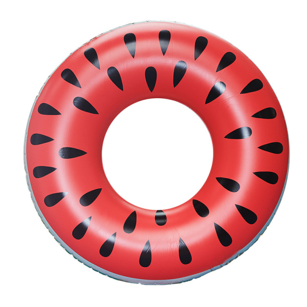 Oppblåsbar rørbøye (med sommerfruktmaling, vannmelon, svømmering, oppblåsbar flåte, bassengfestdekorasjoner
