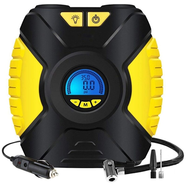 Portable Air Compressor Digital Car Tire Inflator for 12V Automatic Electric Air Pump Tires