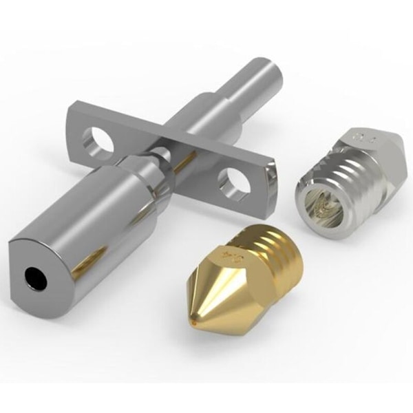 5 st Passar för Extruderhuvud Uppvärmningsmunstycke Hot M200 V2 Mässingmunstycke 0,4 mm H59