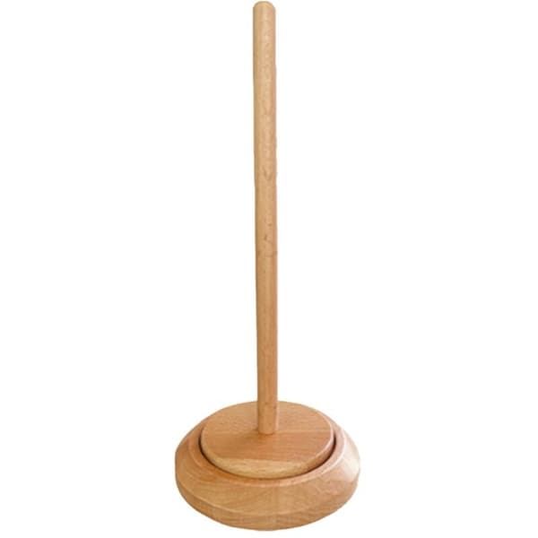 Træ hæklet holder dispenser, bold strikning hæklet værktøj