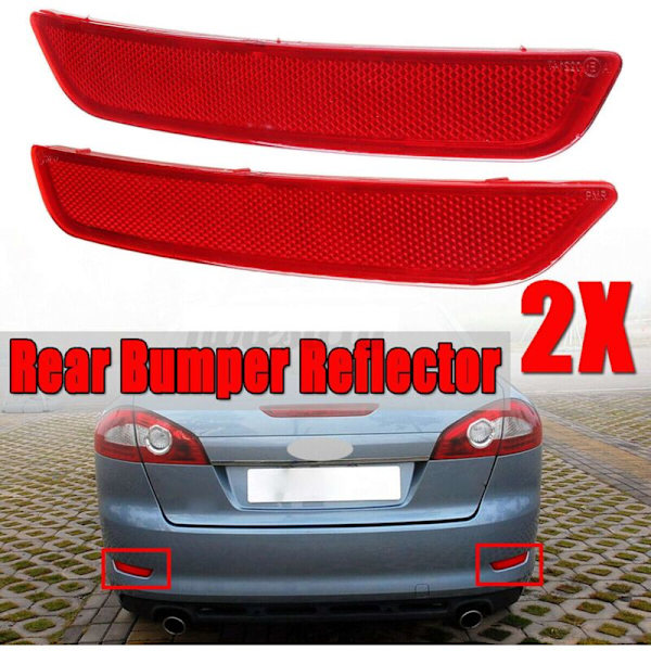 Punainen takapuskurin heijastin Mondeo MK4 2007-2010 1491914 1491915