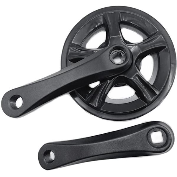 Enkelhastighetscykel vevparti 32T hopfällbar elcykel vevparti aluminiumlegering 127MM lock cykeltillbehör