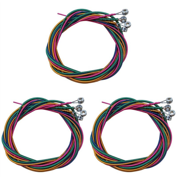 12x Elektrisk Bassgitarstrenger 1.2M Stålkjerne Nikkel Legering Winding 4 Sett Instrumentutskiftingstilbehør