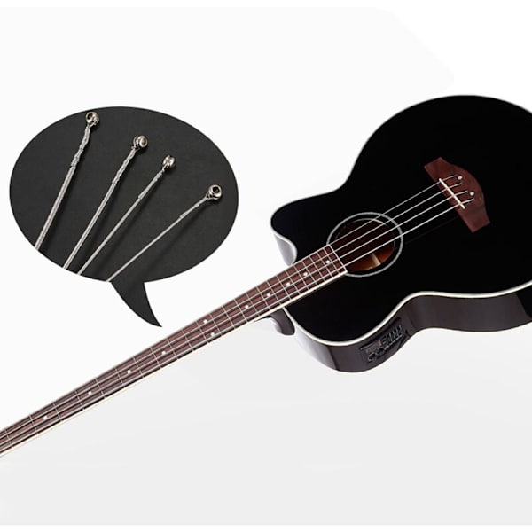 8 stk. Stålstrenge til Guitar Bas 4