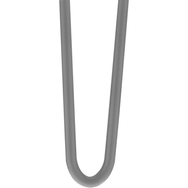 Bordbein i stål for møbler og skrivebord, 2 stenger, 30 cm, 4-pakning