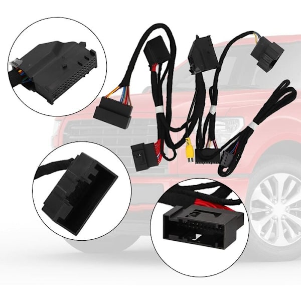 Konverteringssele 4 tum till 8 tum PNP HC3Z 19A387 B Ersättning för Ford Edge Fusion SYNC 1 till SYNC 3 System