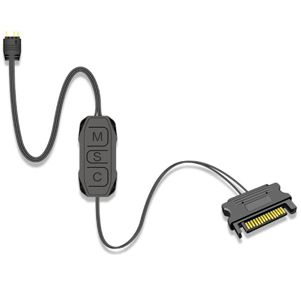 Companion Controller Manuel Addresserbar RGB Controller ARGB LED Controller SATA ARGB LED Controller 15 Pin til 3 Pin